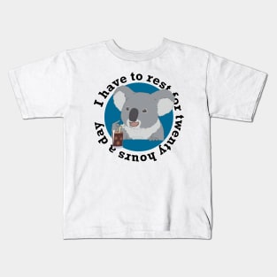 Rest Koala Kids T-Shirt